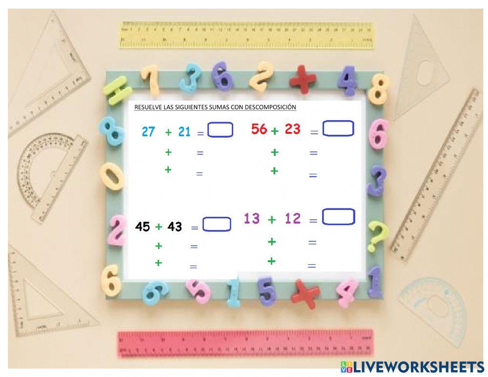 Suma con descomposicion