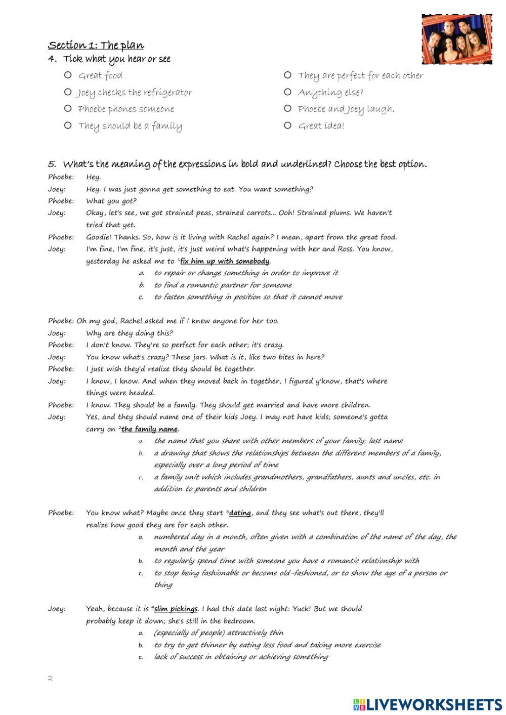 Friends The one with the Blind date