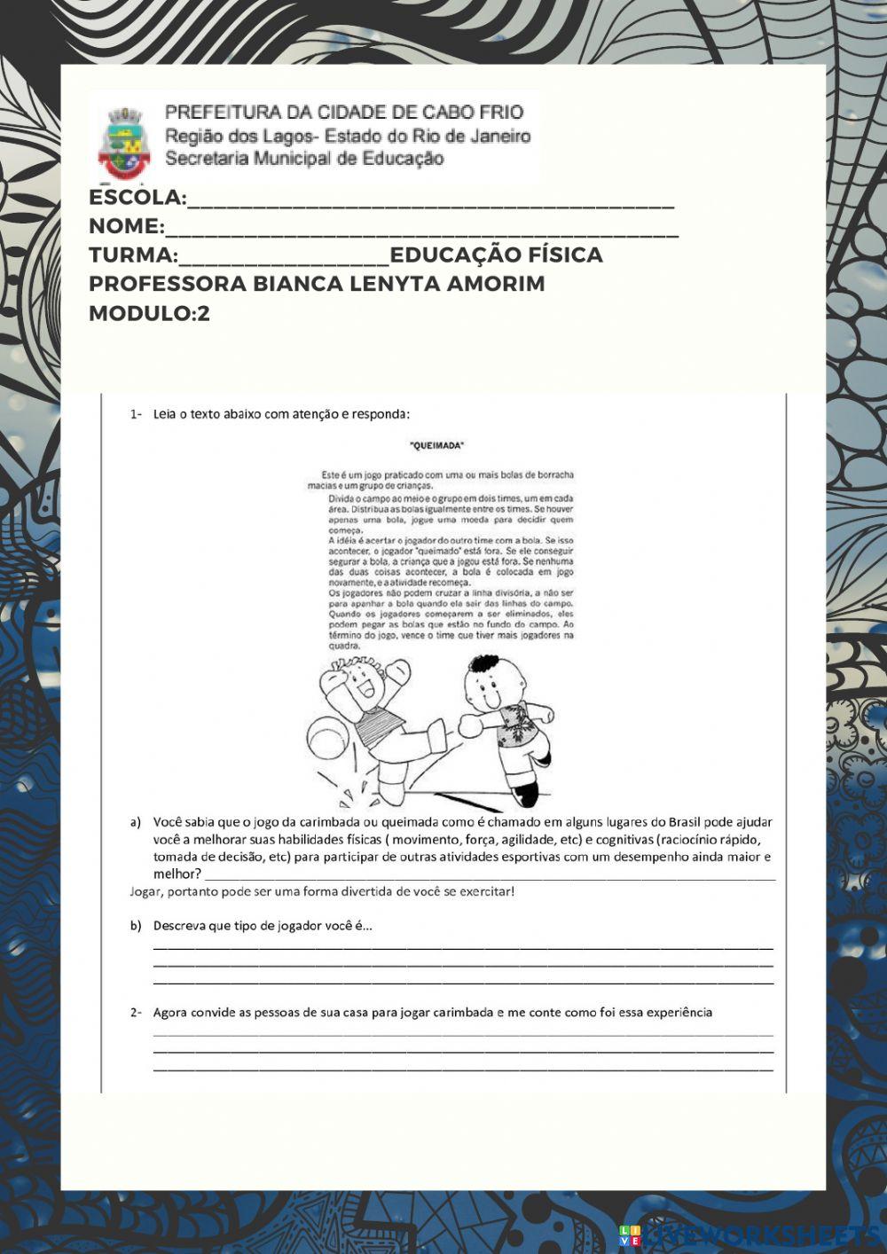 Jogos e brincadeiras populares