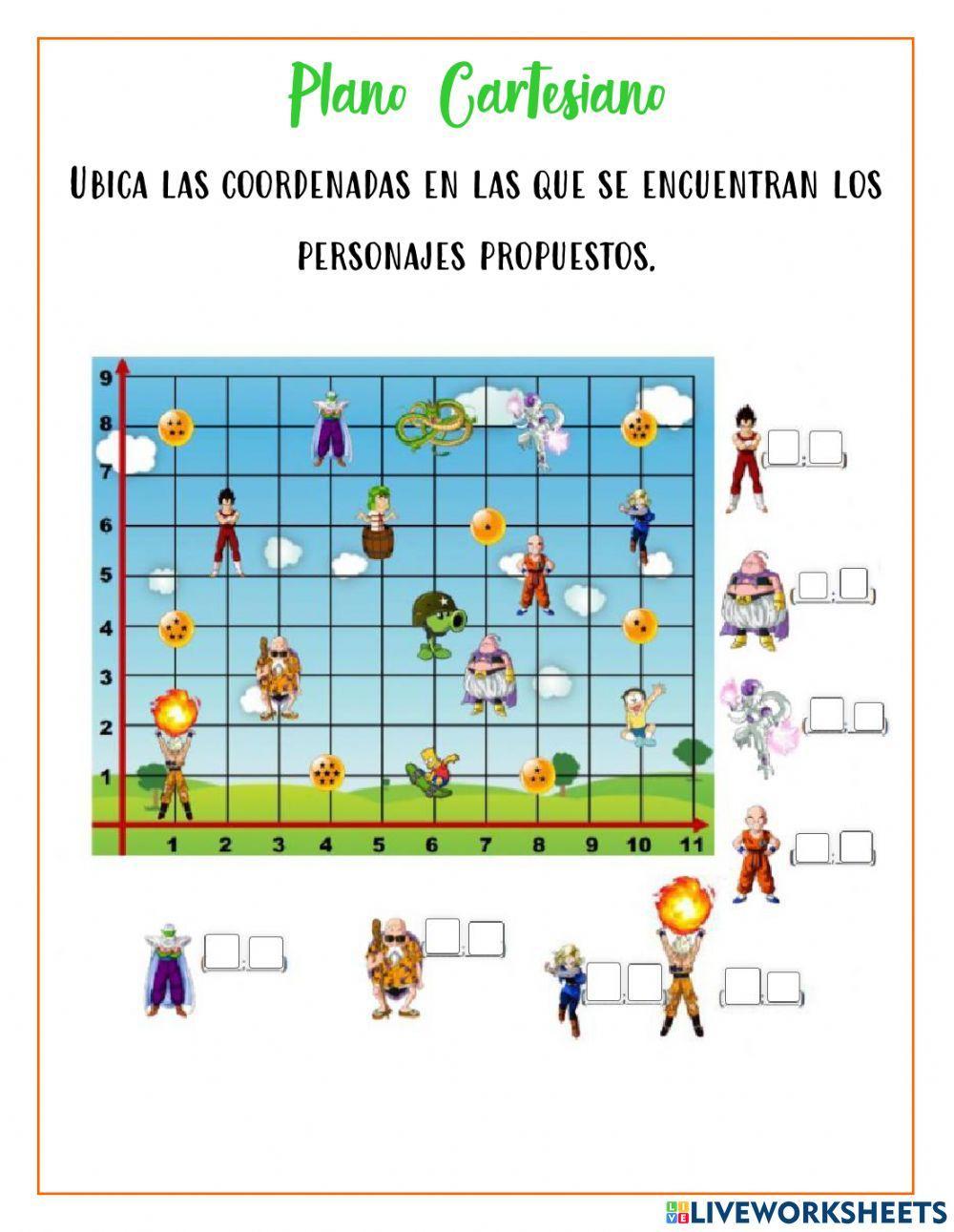 Identificar puntos en el plano