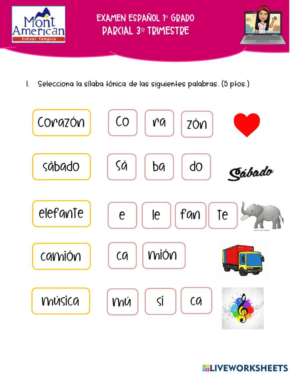 Evaluación español