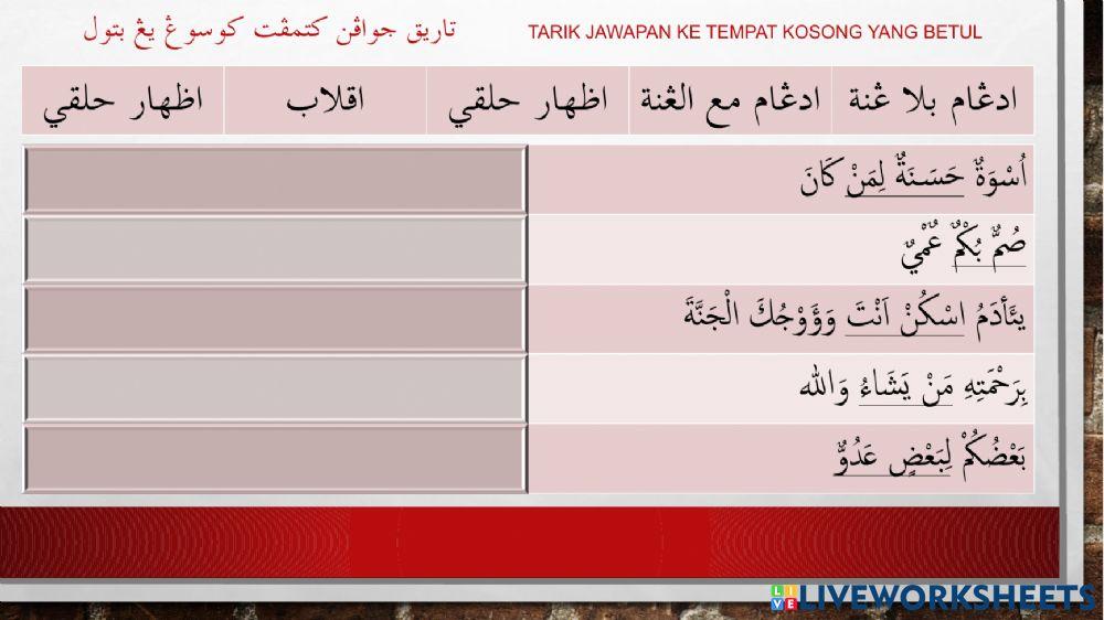 Pendidikan islam tahun 6