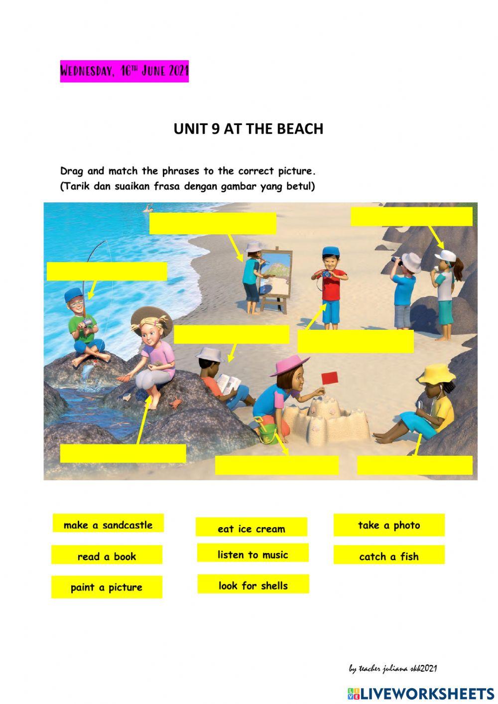 Year 2 Unit 9 At The Beach
