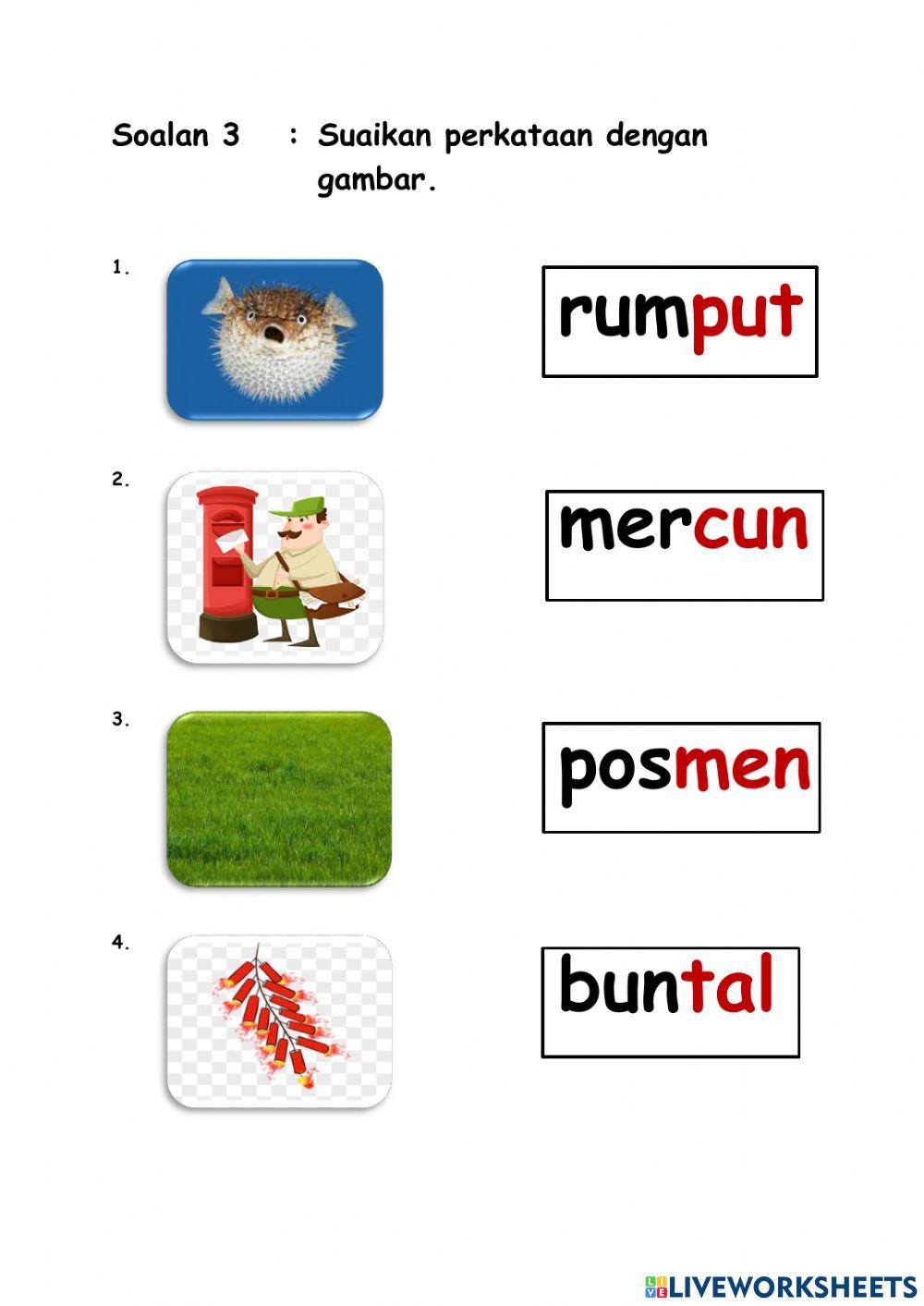 Kemahiran 12: Perkataan KVK+KVK