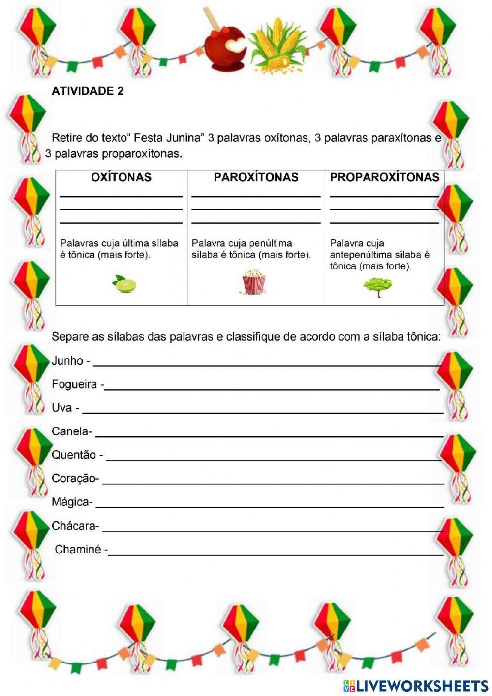 Língua Portuguesa: Texto: Festa Junina
