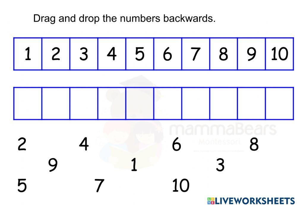 Backward counting