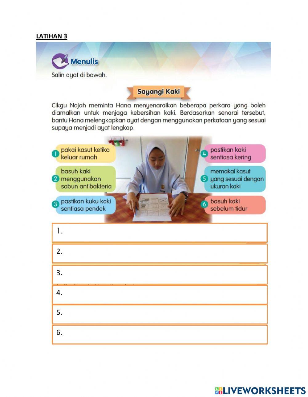 Tema 4: kesihatan kaki dan kasut