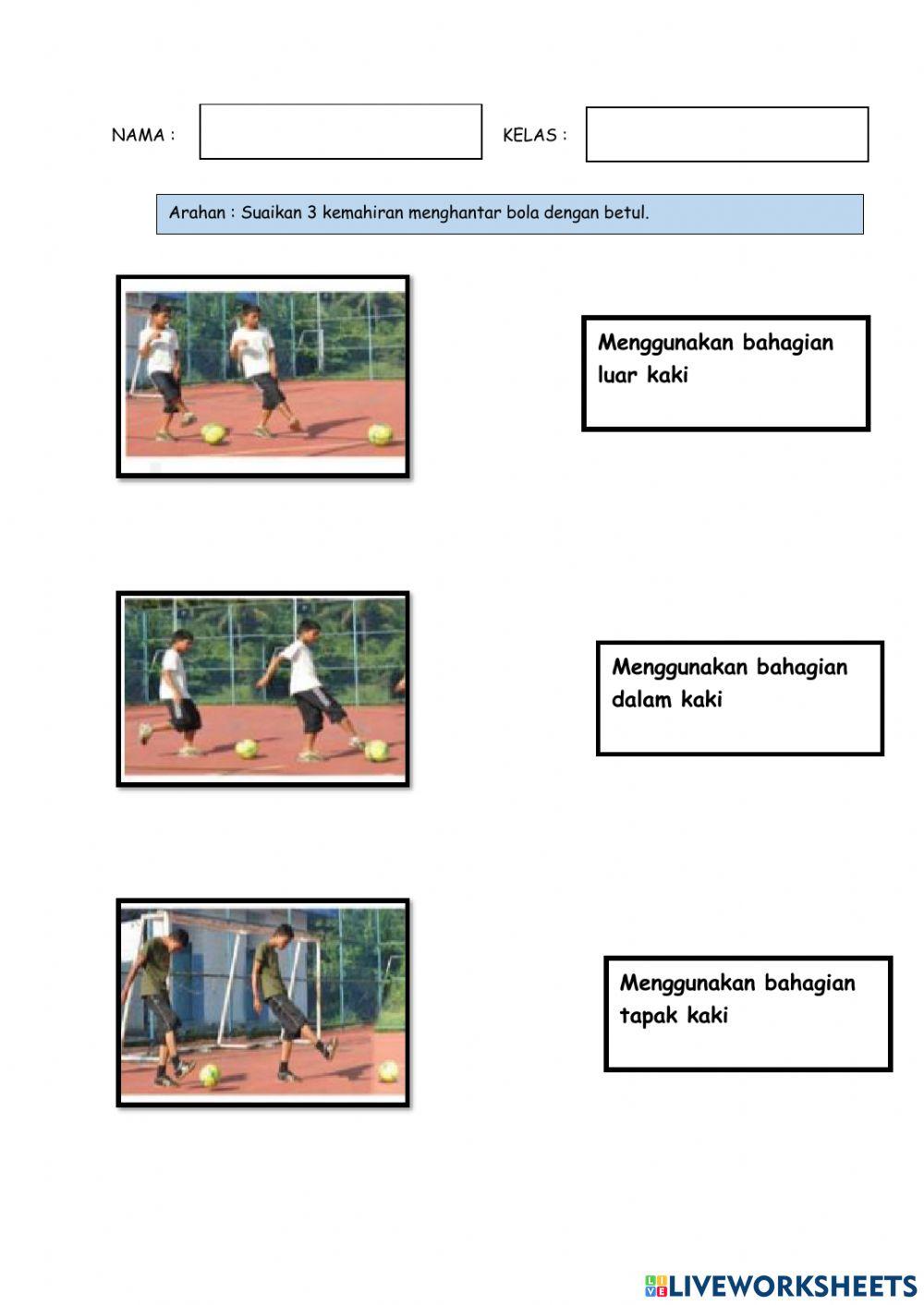 Futsal- Kemahiran menghantar bola