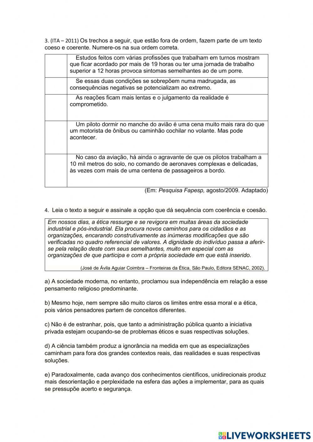 Coesão e Coerência