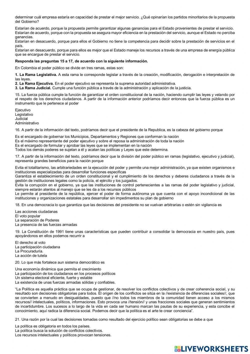 Estructura del Estado colombiano