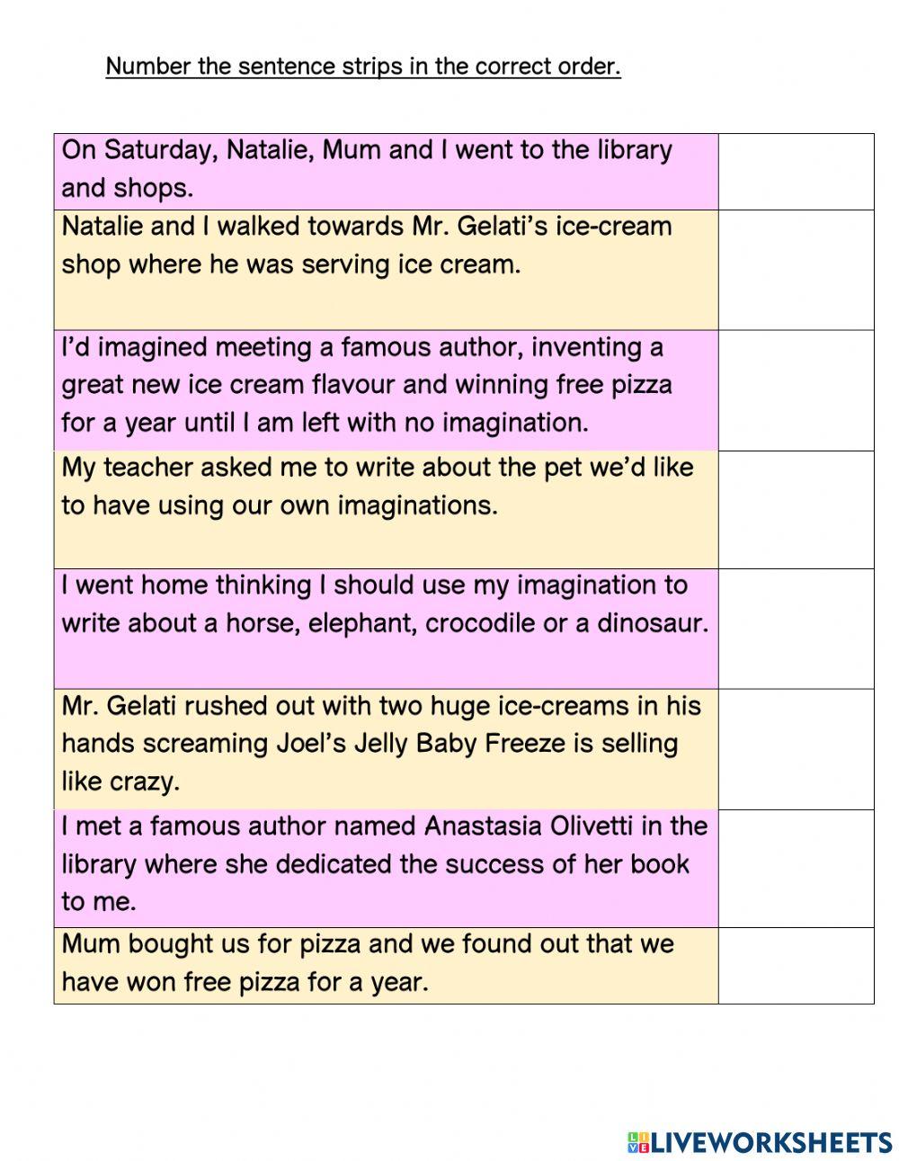 And Something Weird Happened LiveWorksheets 1083032