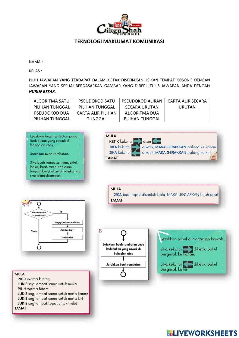 Aliran secara urutan dan pilihan tunggal