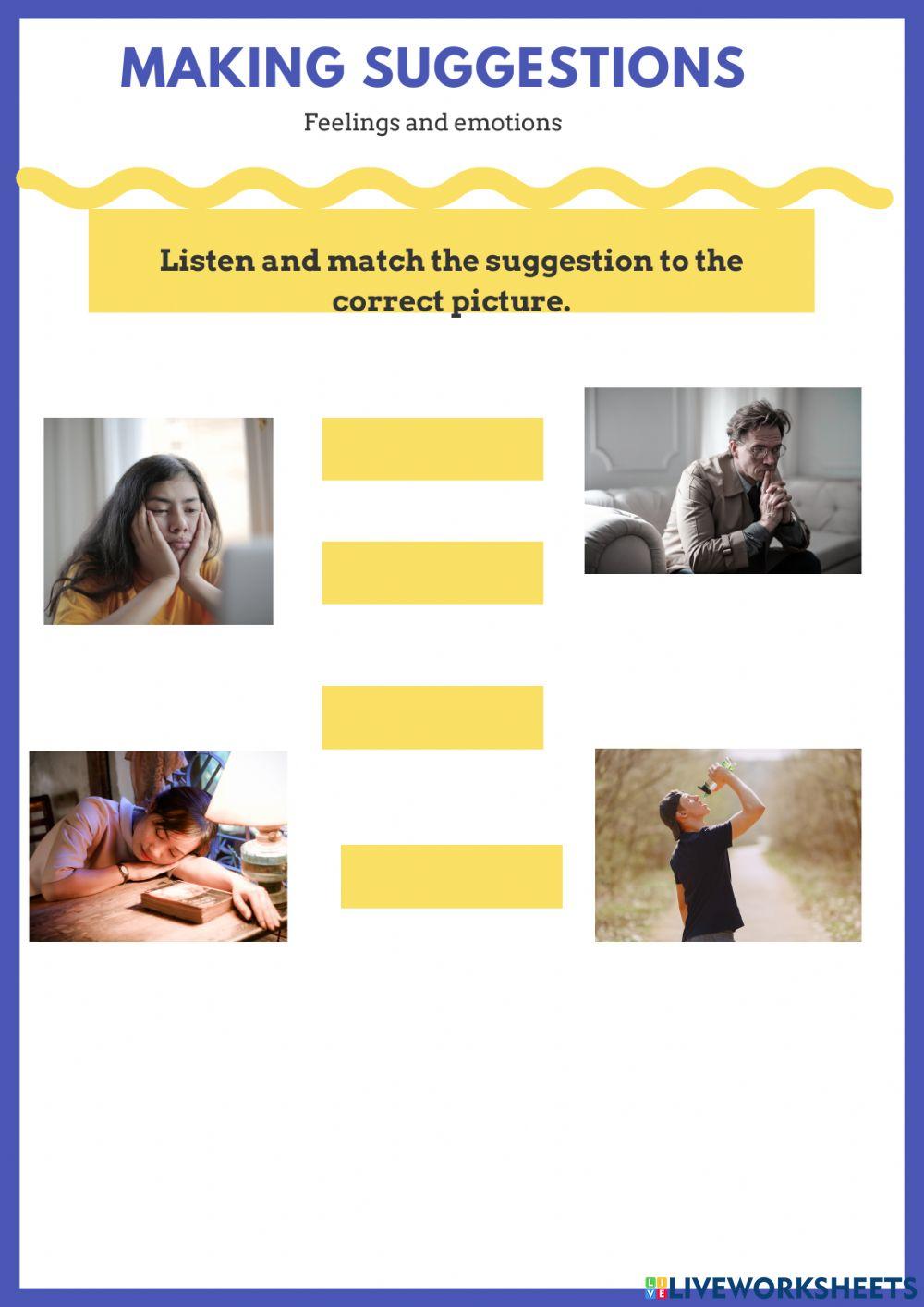 Imperative - feelings and emotions