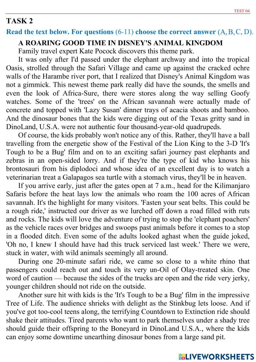 ZNO 20 TESTS - Test 4