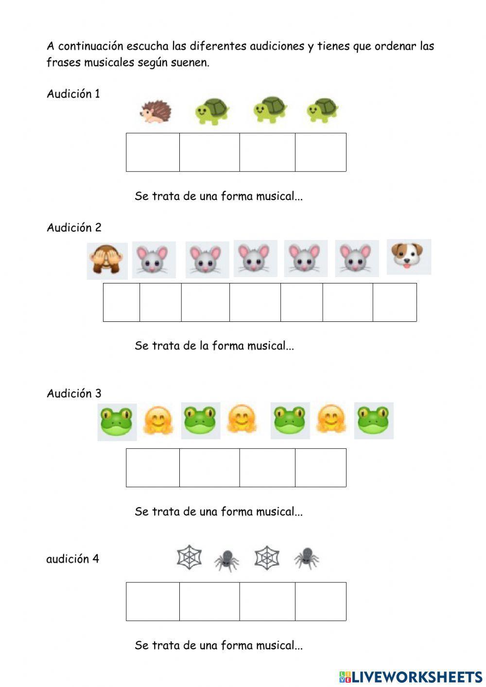 Formas musicales 5º