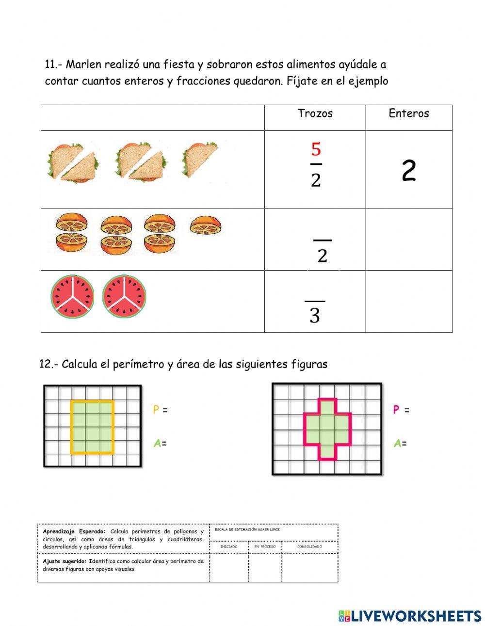 Evaluacion trimestral con ajustes