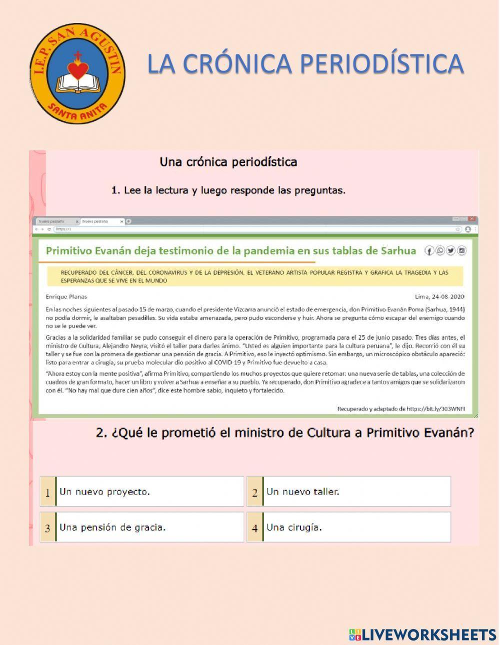 Cronica periodistica