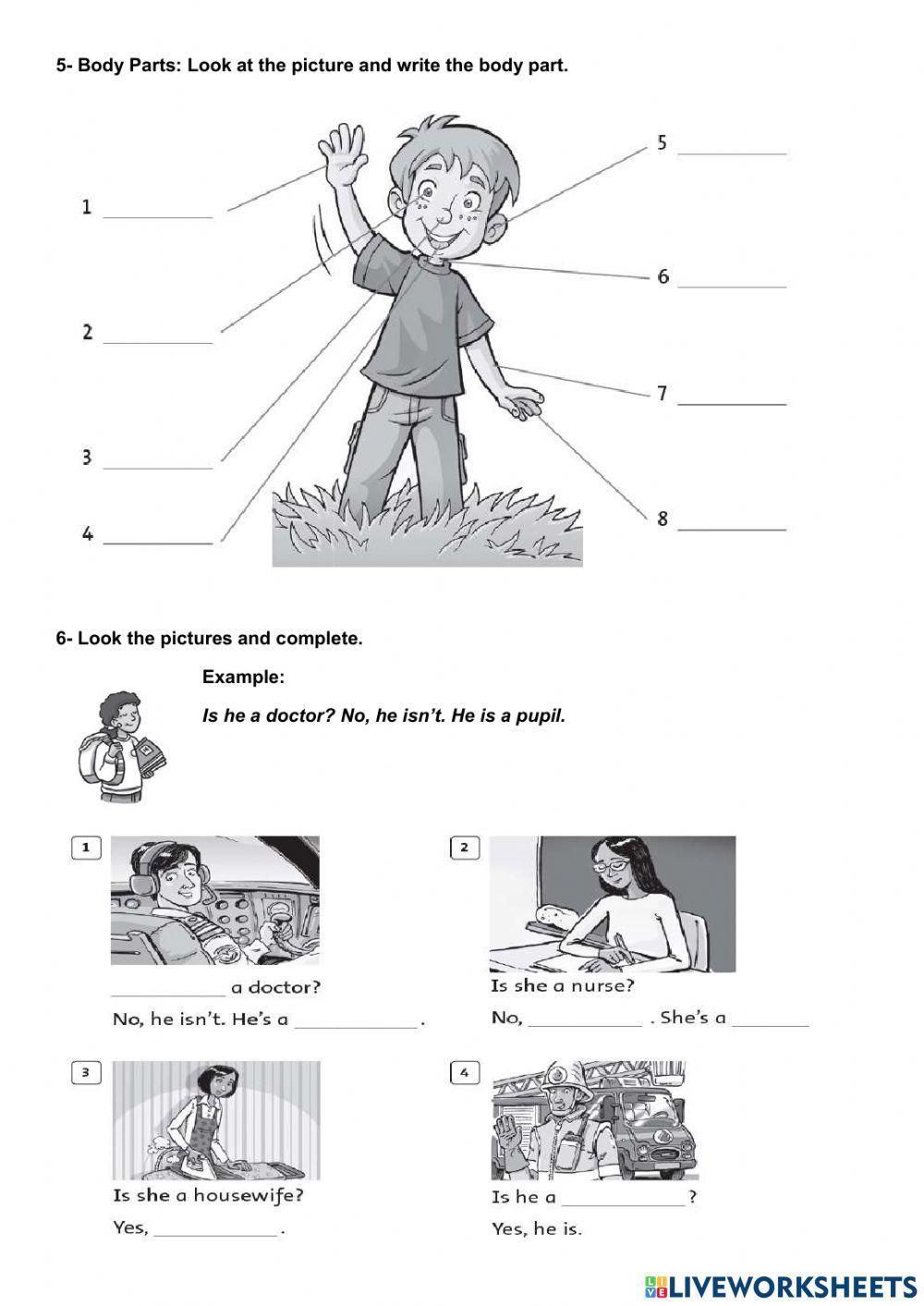 First Term Test Young Learners 1 -2021