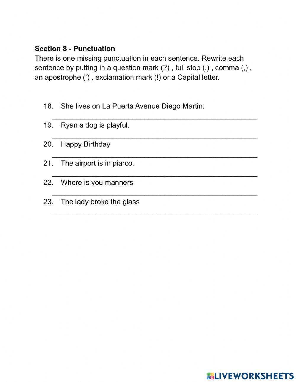 Language Arts Promotional Test