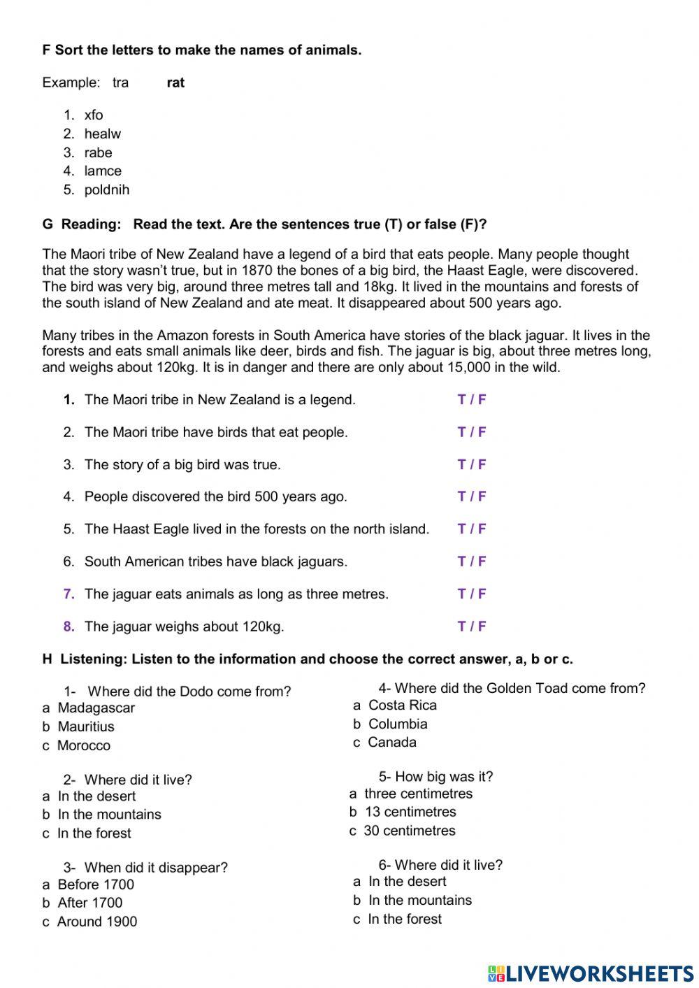 Global beginner Test Unit 12