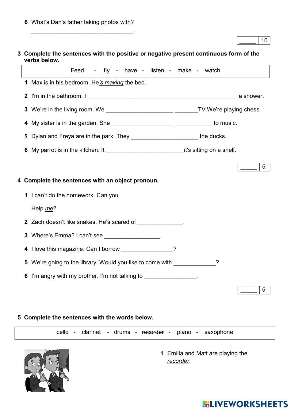 First Term Test - Seniors -2021