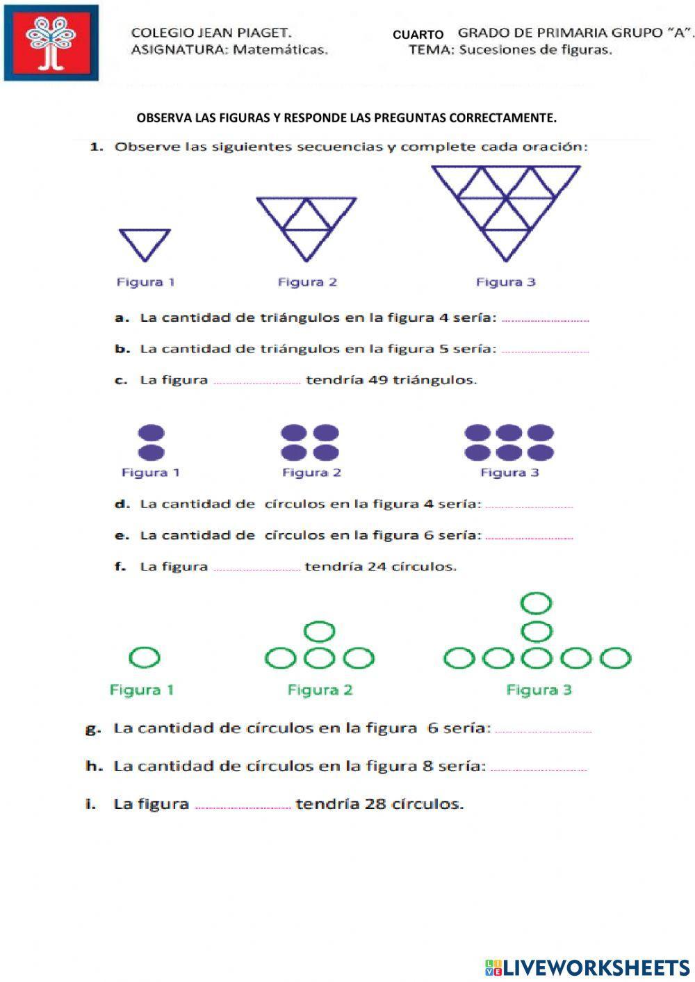 Sucesión de figuras
