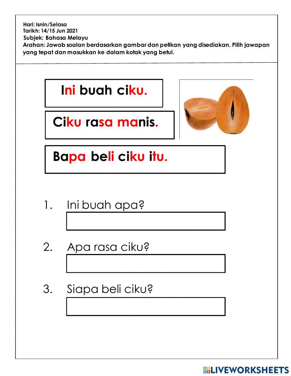 Tugasan PKPB BM (5 TAHUN)