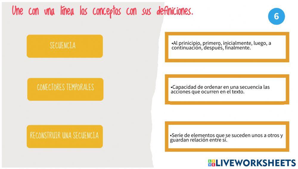 Reconstruimos secuencias de historias.