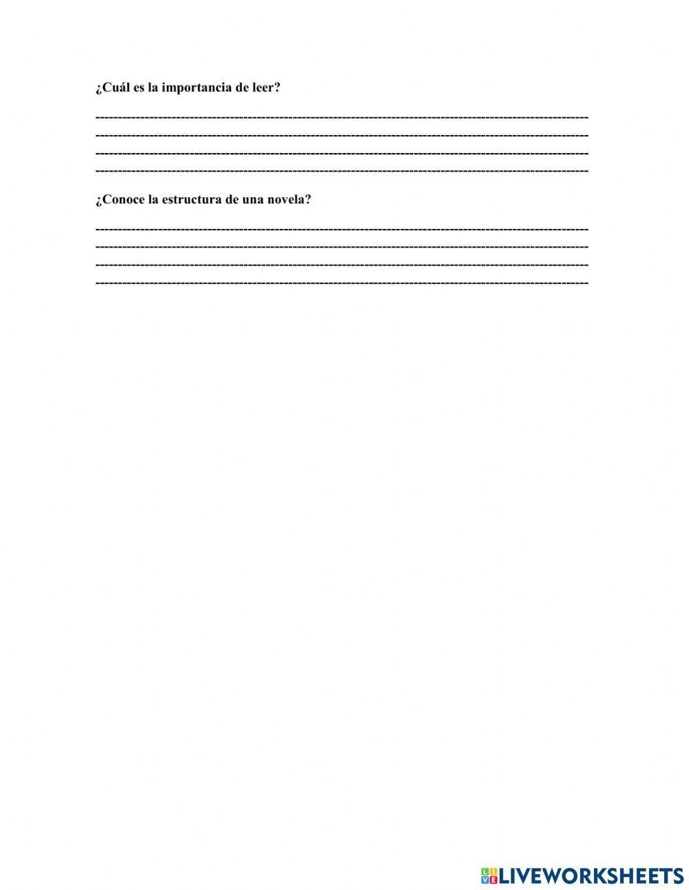 Estructura de la novela