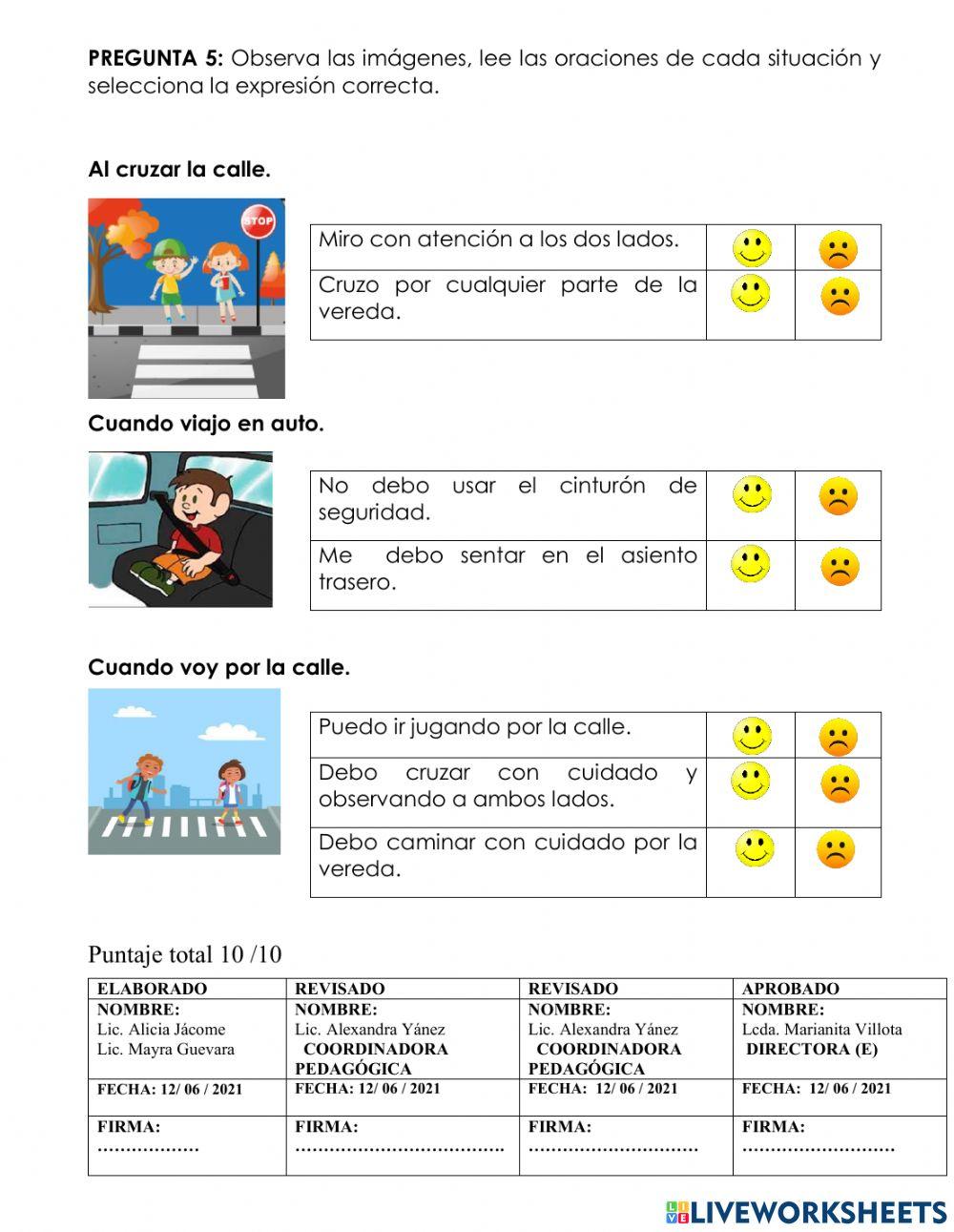 Evaluacion de sociales