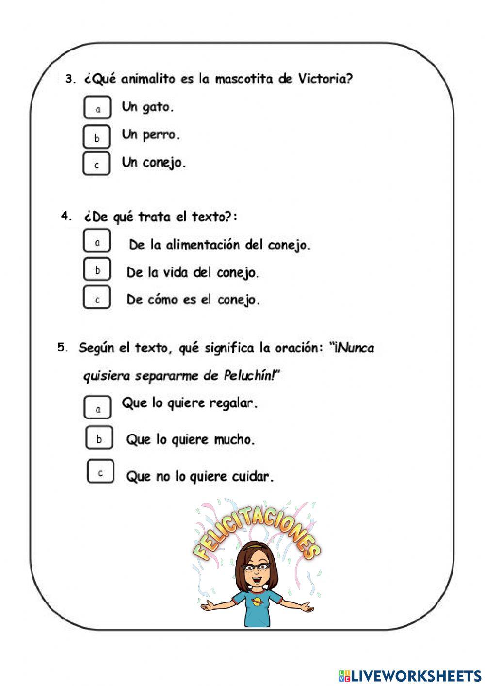 Comprensión de textos