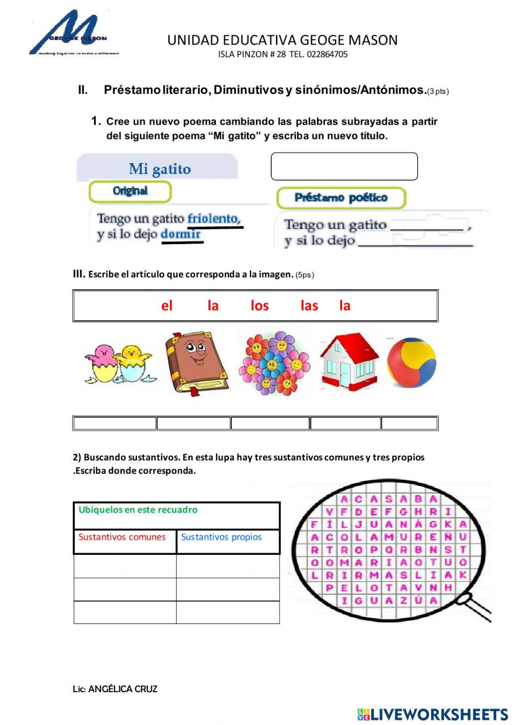 Prueba del cuarto parcial