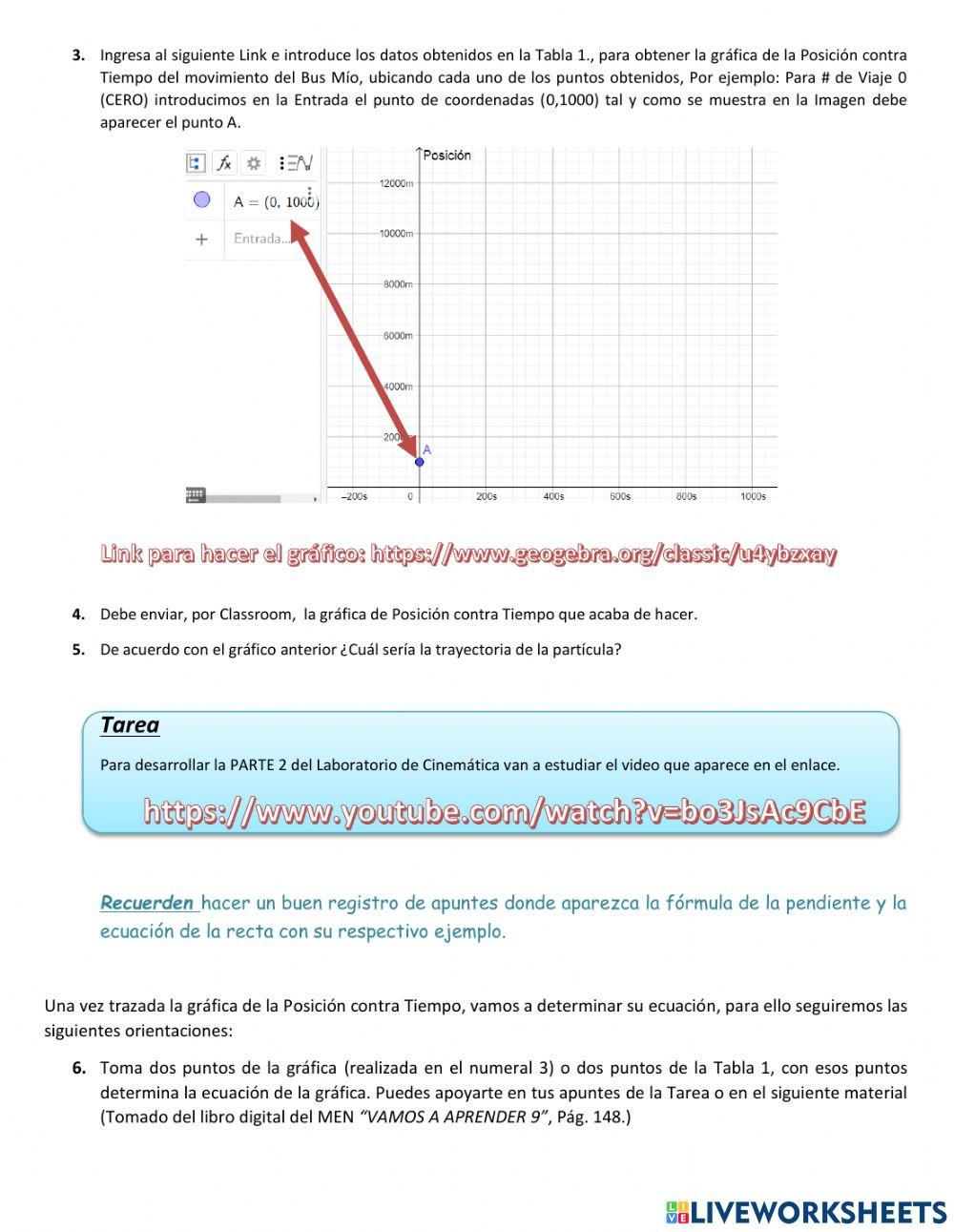 Movimiento rectilíneo uniforme