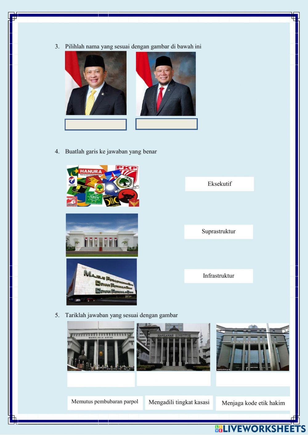 Suprastruktur Sistem Politik Indonesia