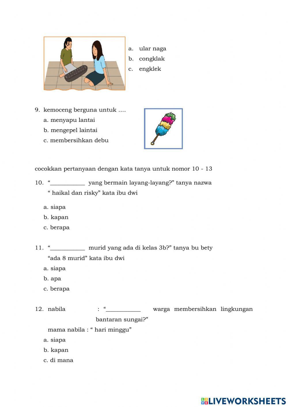 PAT Bahasa Indonesia Kelompok 1