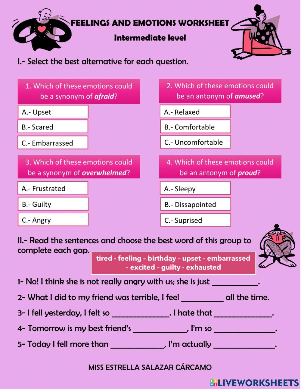 Feelings and Emotions