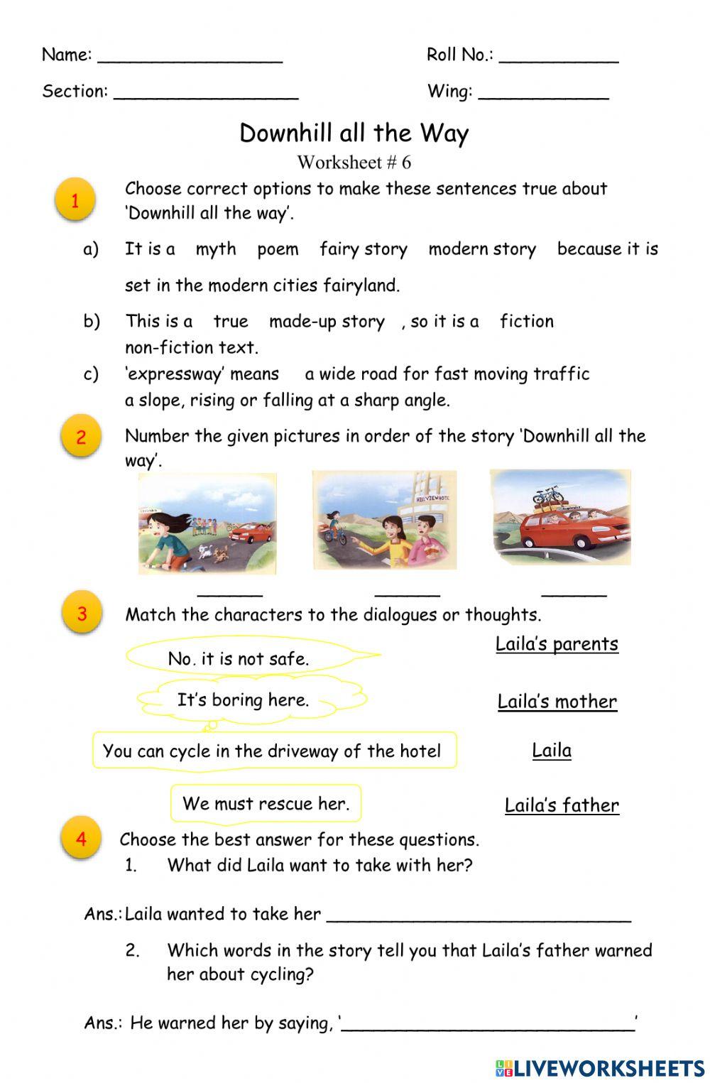 Comprehension of Text