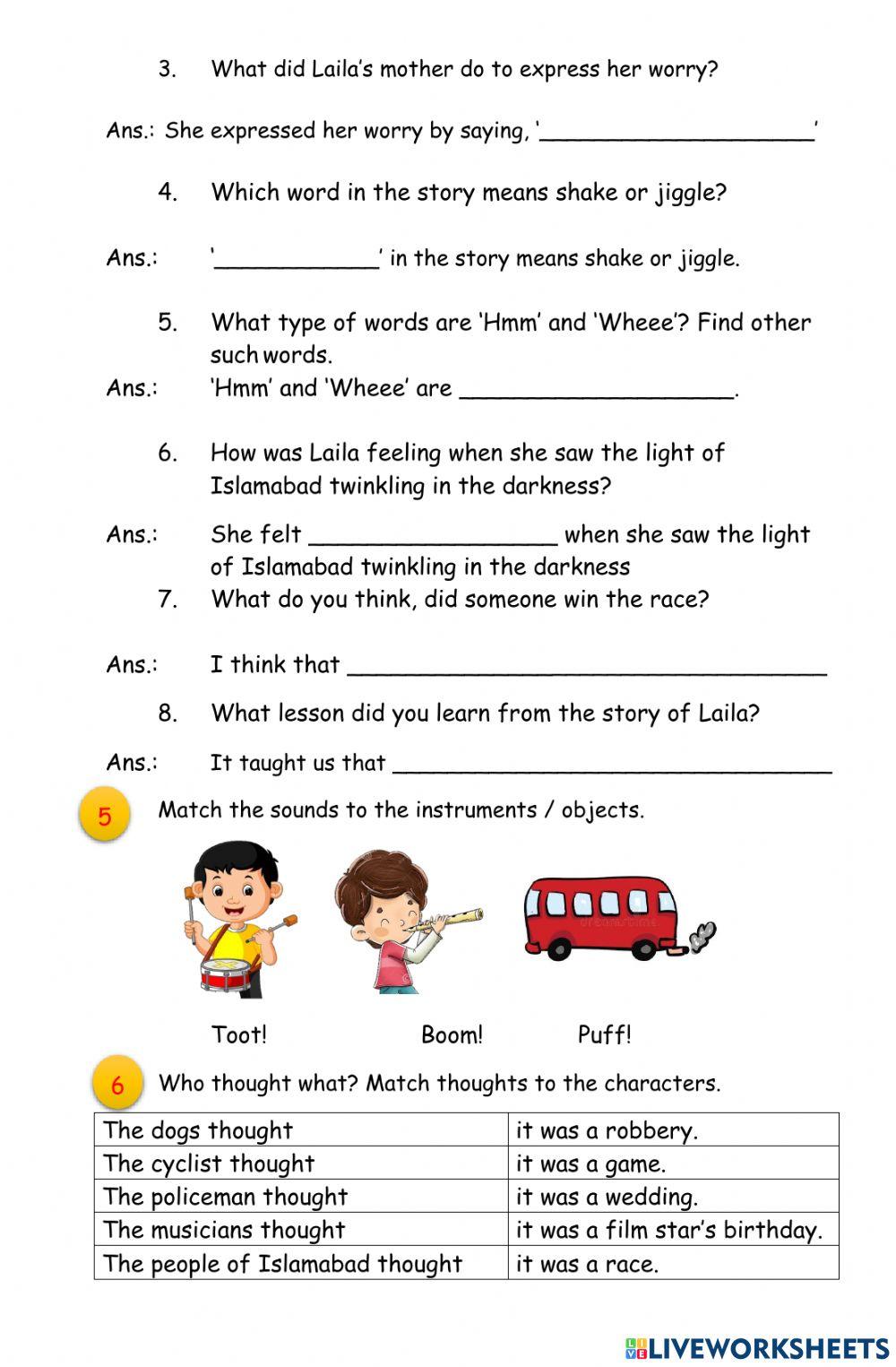 Comprehension of Text