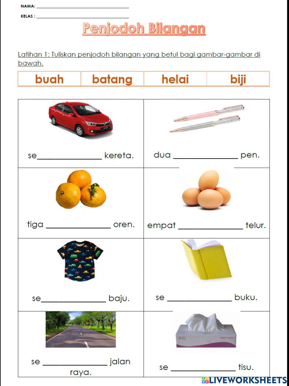 Penjodoh bilangan tahun 1