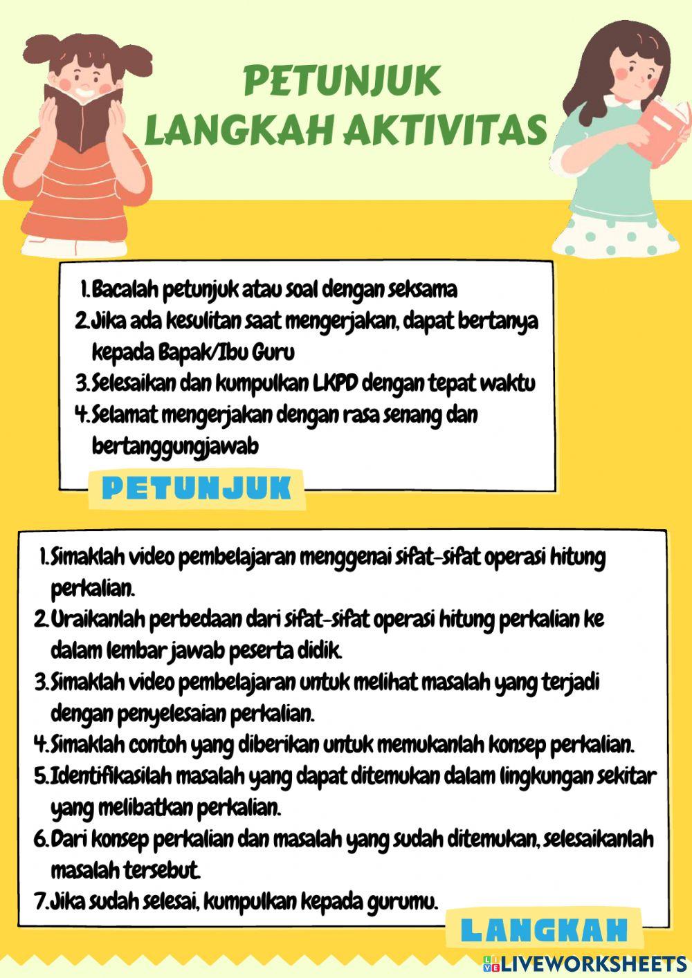 Pemahaman Konsep Perkalian Bilangan Bulat