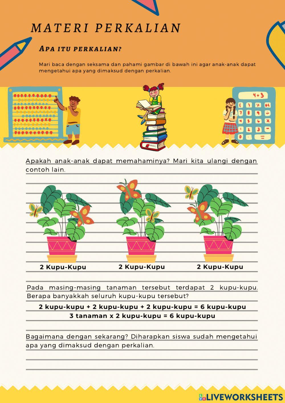 Pemahaman Konsep Perkalian Bilangan Bulat