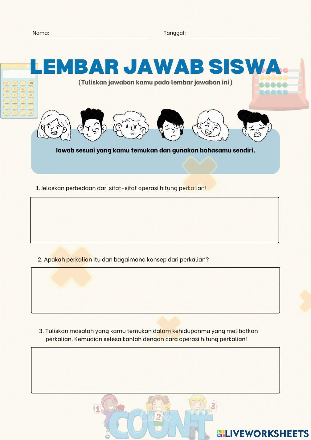 Pemahaman Konsep Perkalian Bilangan Bulat