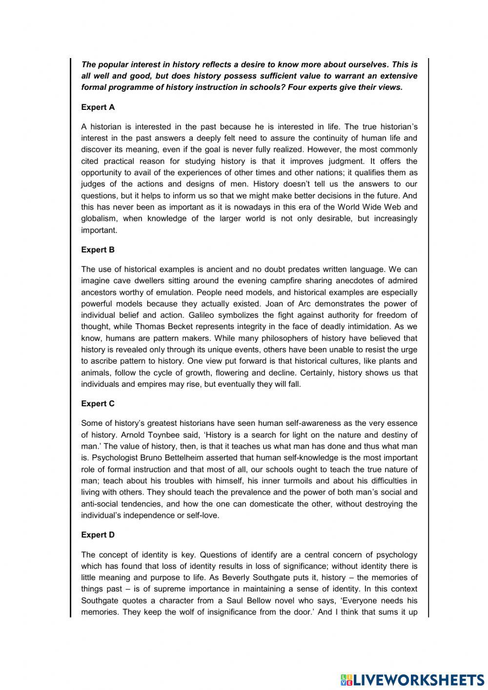 EF advanced  test unit 3