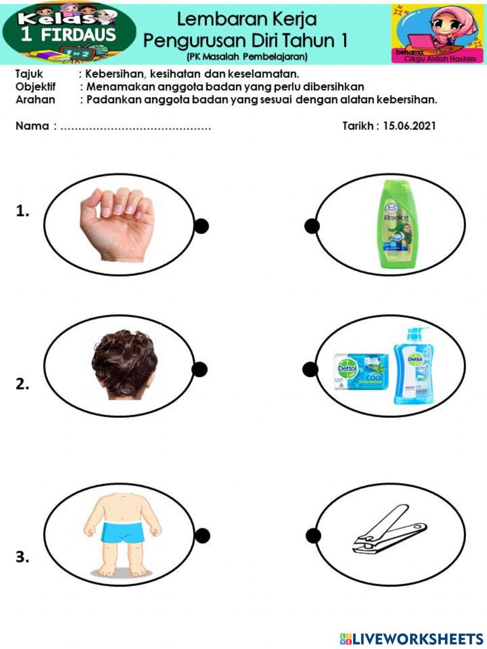 Mengenal anggota badan yang perlu dibersihkan