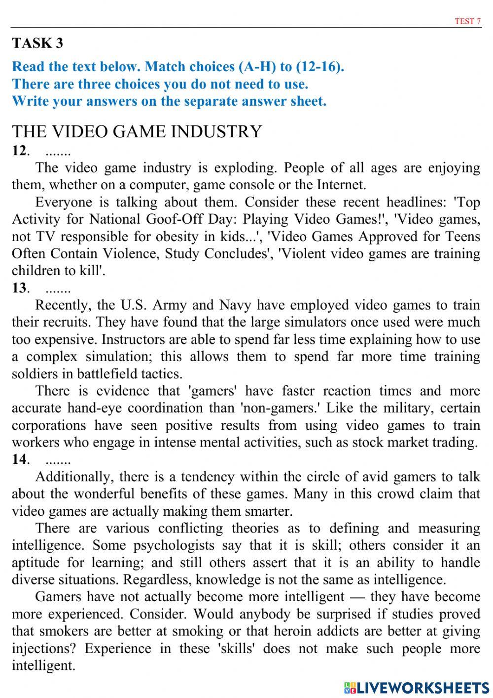 ZNO 20 TESTS - Test 7