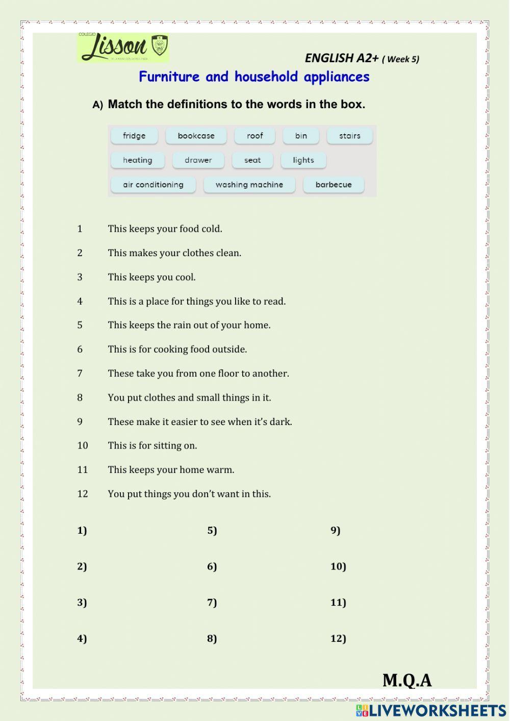 Household appliances