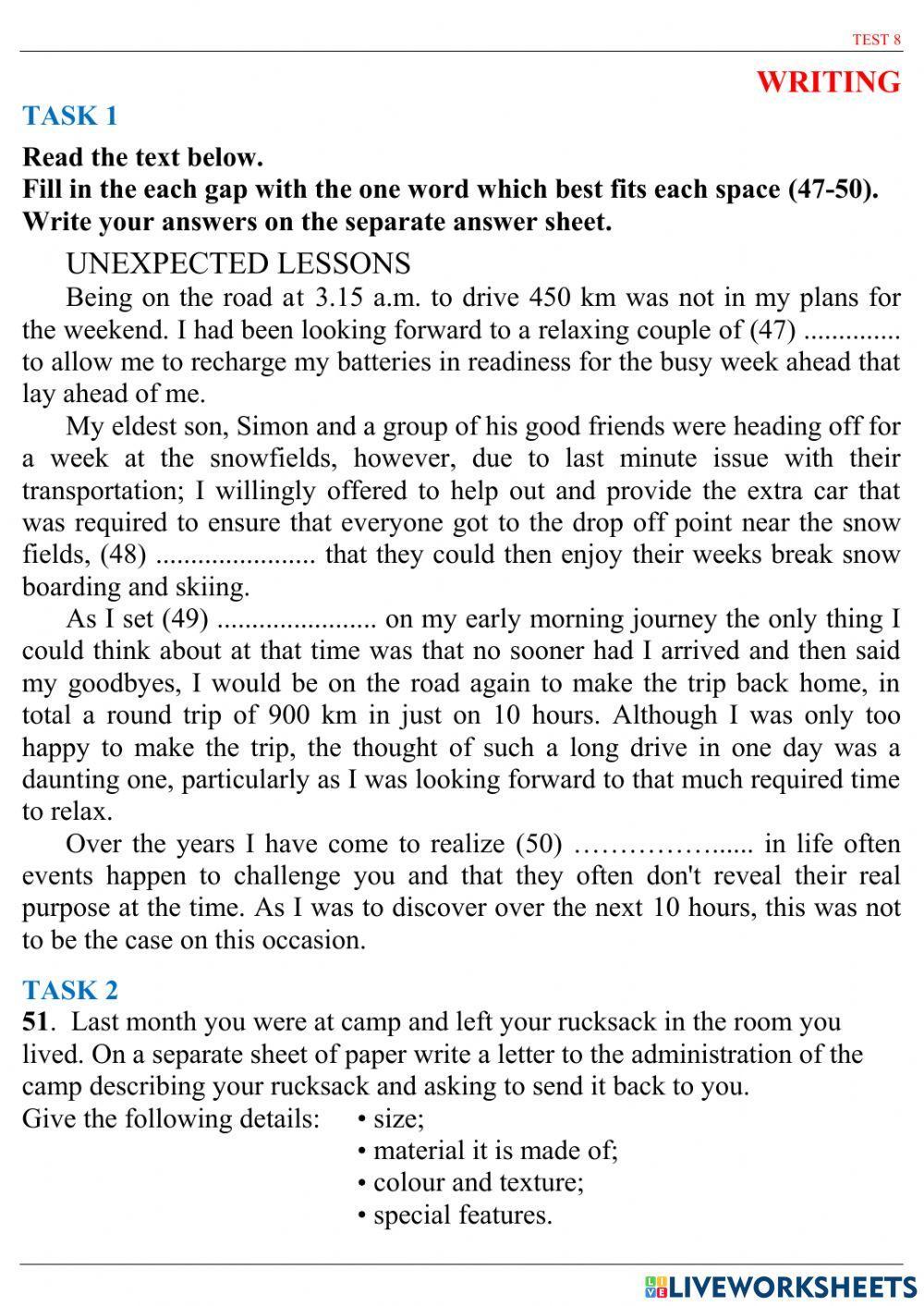 ZNO 20 TESTS - Test 8-9