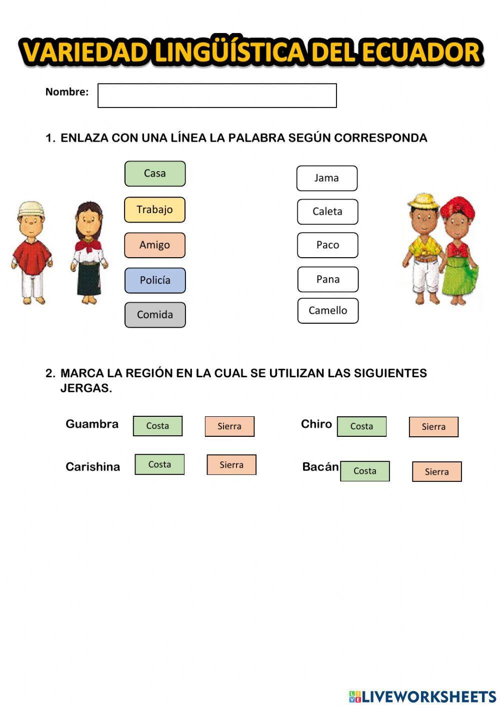 Variedades lingüísticas