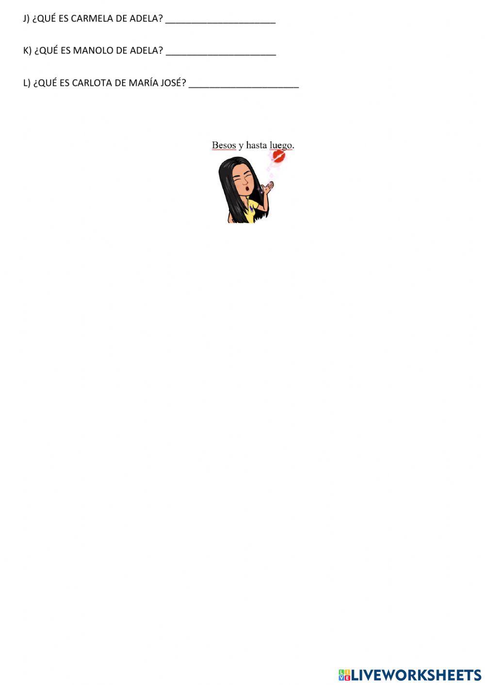 Familia - árbol genealógico