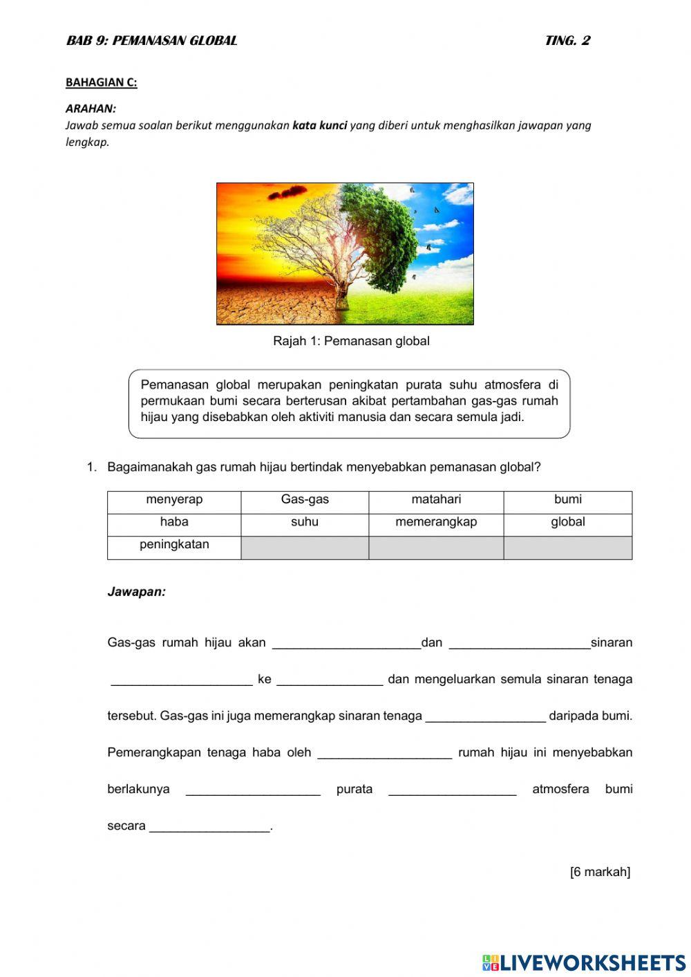Bab 9: Pemanasan global (sambungan)